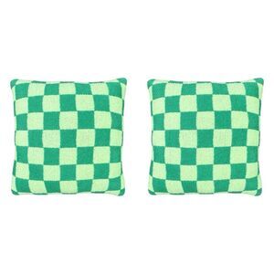 Target x Wicked by Paul Tazewell Elphaba Checkmat Throw Pillows 17” x 17” - 2 Ct